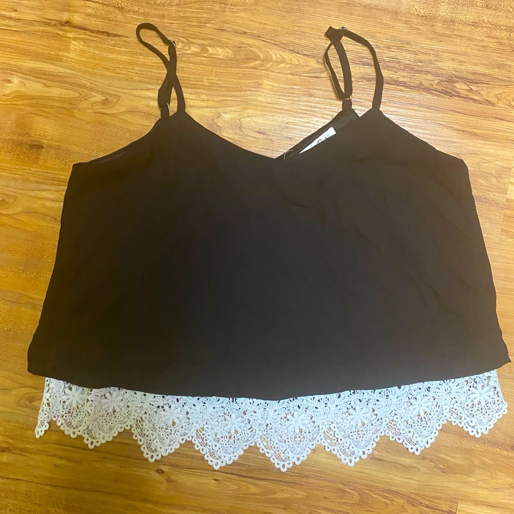 Wishful Park lace crop top